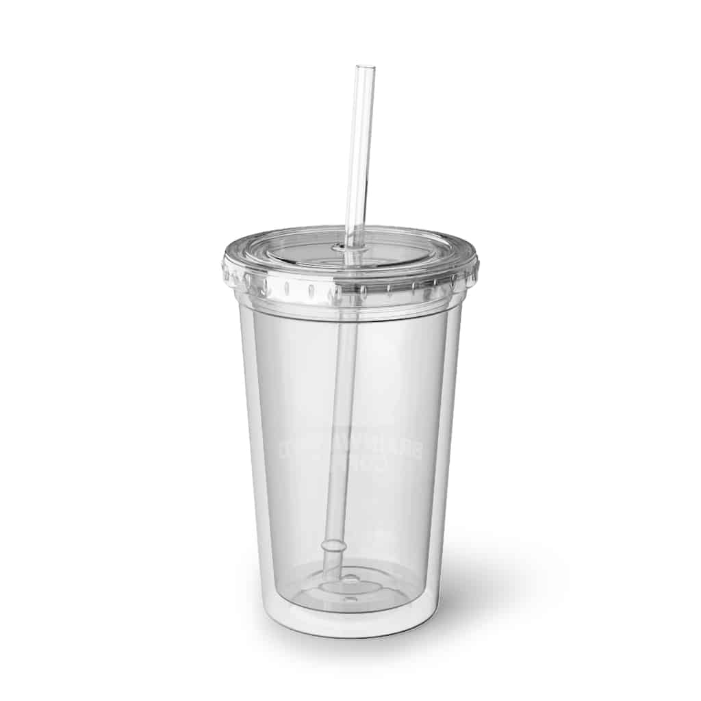 Clear Plastic Cups Tumbler with Lids and Straw