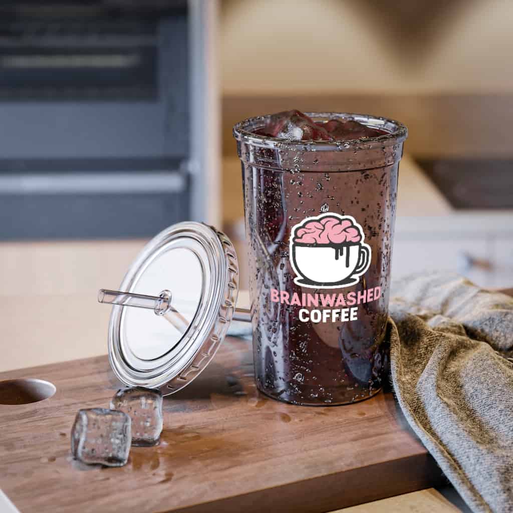 COFFEE - Iced Coffee Cup - 16 Oz Coffee Glass