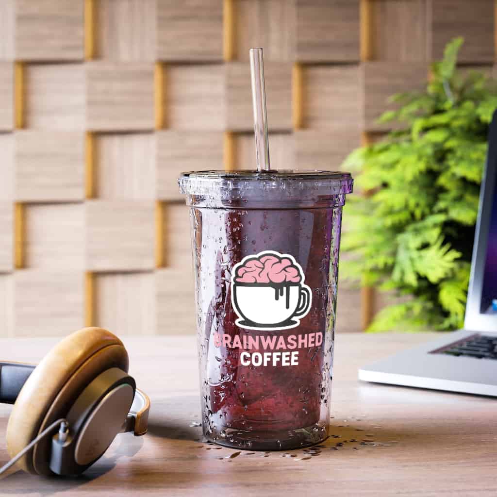 COFFEE - Iced Coffee Cup - 16 Oz Coffee Glass